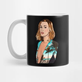 Palm Tree Jacket Kat Mug